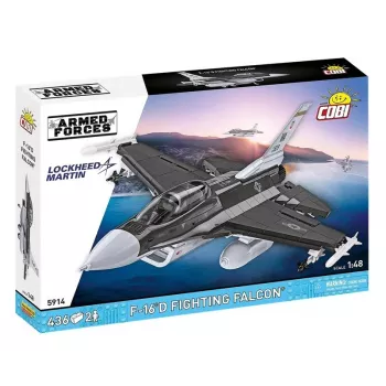 Statybinis rinkinys Cobi F-16D Fighting Falcon, 436 dalių