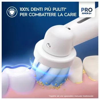 Sukamasis dantų šepetėlis vaikams Oral-B PRO Junior Frozen