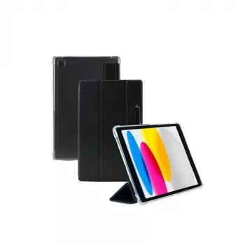Mobilis Edge dėklas su dangteliu iPad 10,9 colio juodas permatomas