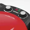 Picos kepimo aparatas G3FERRARI G10032 — 1200 W, akmens kepimo paviršius, maks. 400 °C, 31 cm pica, mechaninis laikmatis, raudonas