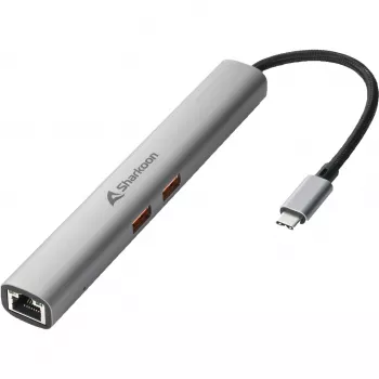 Sharkoon OfficePal USB-C kombinuotas adapteris