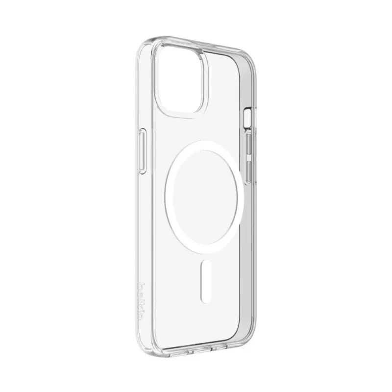 Dėklas SheerForce MagSafe Antimikrobinis, iPhone 13, permatomas