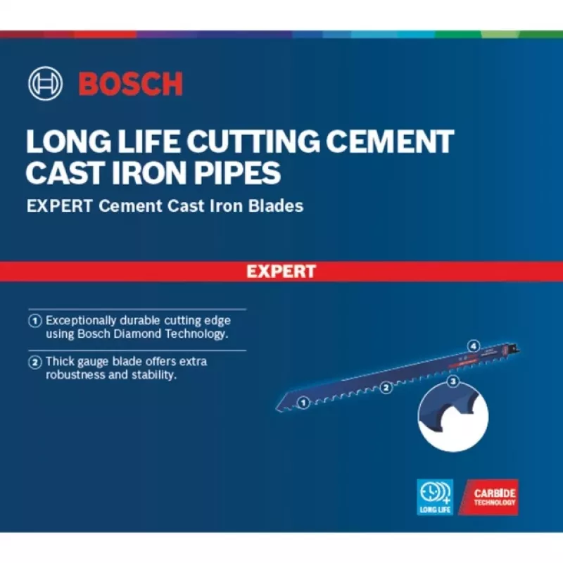 Bosch S 1750 RD pjūklo geležtė strypiniam pjūklui, deimantinė, 1 vnt.