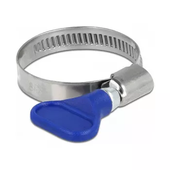 Butterfly spaustuvas DeLOCK 400 SS 25–40 mm 5 vnt mėlyni