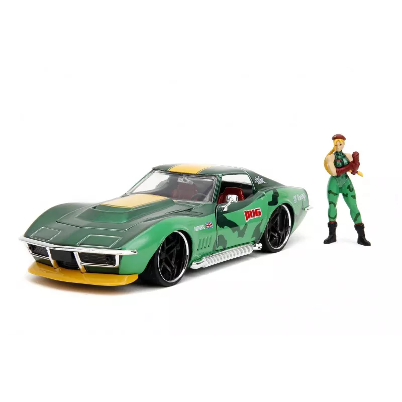 Automobilis Jada Toys Street Fighter 1969 Chevrolet 1:24 Metalinis Žalias