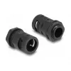 Kabelio apsauginis gofruotas vamzdelis DeLOCK 60463 Juodas Plastikas 15,8 mm x 2 m