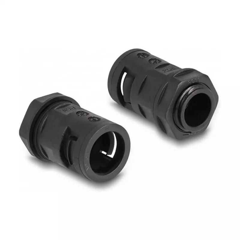 Kabelio apsauginis gofruotas vamzdelis DeLOCK 60463 Juodas Plastikas 15,8 mm x 2 m