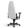 Biuro kėdė noblechairs NBL-ICN-PU-WED paminkštinta sėdynė paminkštintas atlošas balta