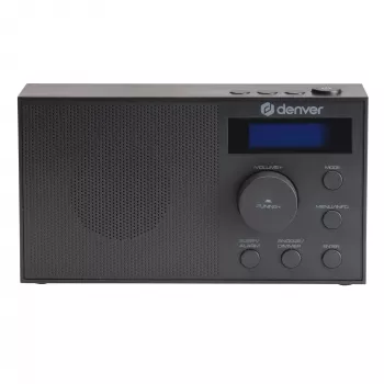 Radijo imtuvas DENVER DAB-51B – DAB+/FM/AM kompaktiškas skaitmeninis radijas, juodas