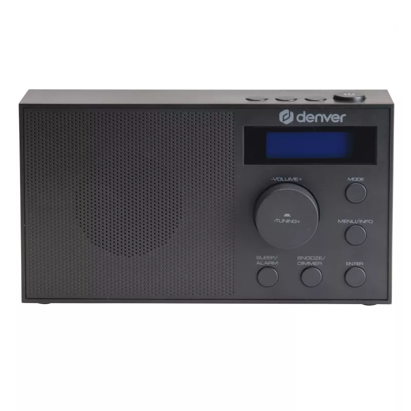 Radijo imtuvas DENVER DAB-51B – DAB+/FM/AM kompaktiškas skaitmeninis radijas, juodas