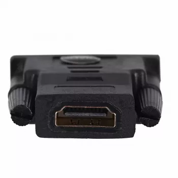 Savio CL-21 HDMI-DVI adapteris, moteriška jungtis / moteriška jungtis, juodas
