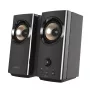 CREATIVE T60 2.0 Kompaktiniai Hi-Fi staliniai garsiakalbiai su aiškiu dialogu ir erdviniu garsu, Sound Blaster SmartComms Kit, USB-C garso ir mikrofono bei ausinių prievadais