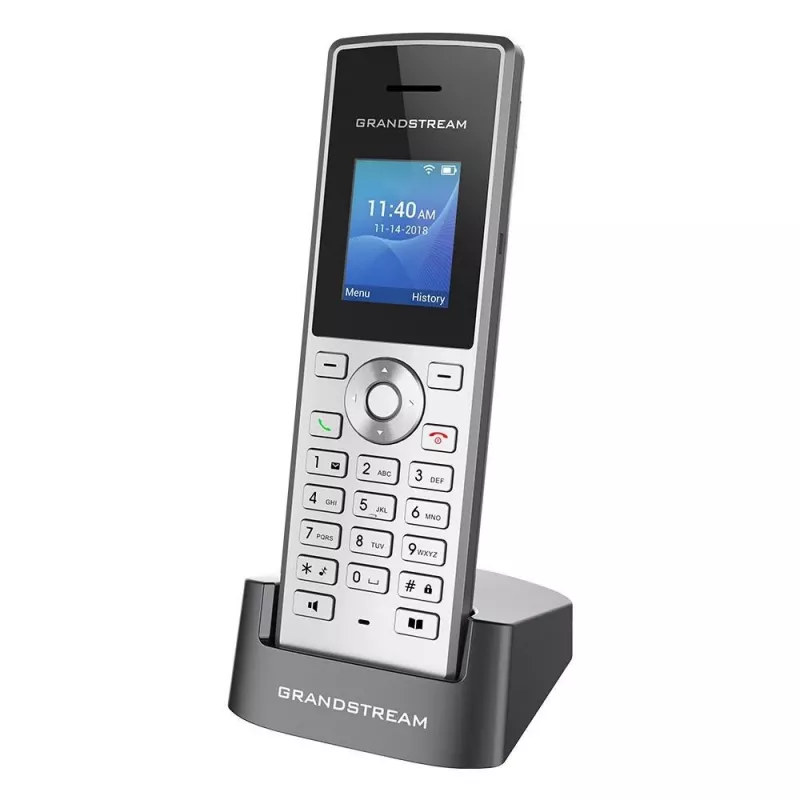Grandstream Networks WP810 IP Telefonas Juodas Metalinis 2 Linijos TFT Wi-Fi