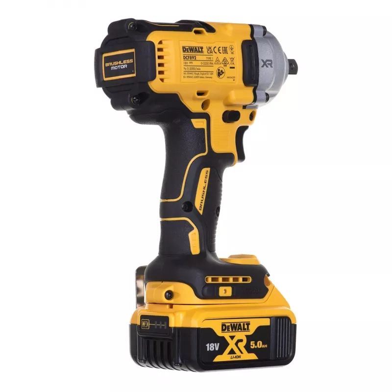 Atsuktuvas su smūginiu mechanizmu DeWalt DCF892P2T-QW