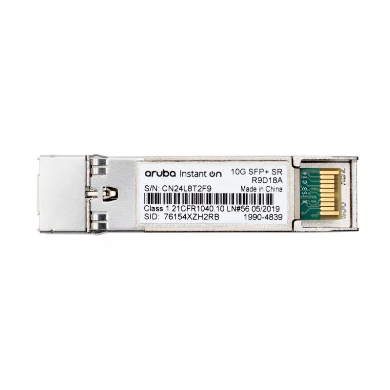 HPE Networking Instant On 10G SFP+ LC SR siųstuvas-imtuvas, jungtims iki 300 metrų (R9D18A)