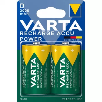 Varta RPA Ni-MH D (Mono) 3000mAh 1,2V / 2 vnt. lizdinėje pakuotėje (56720 101 402)