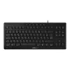 CHERRY STREAM TKL klaviatūra, USB, QWERTZ, Šveicariškas išdėstymas, Juoda