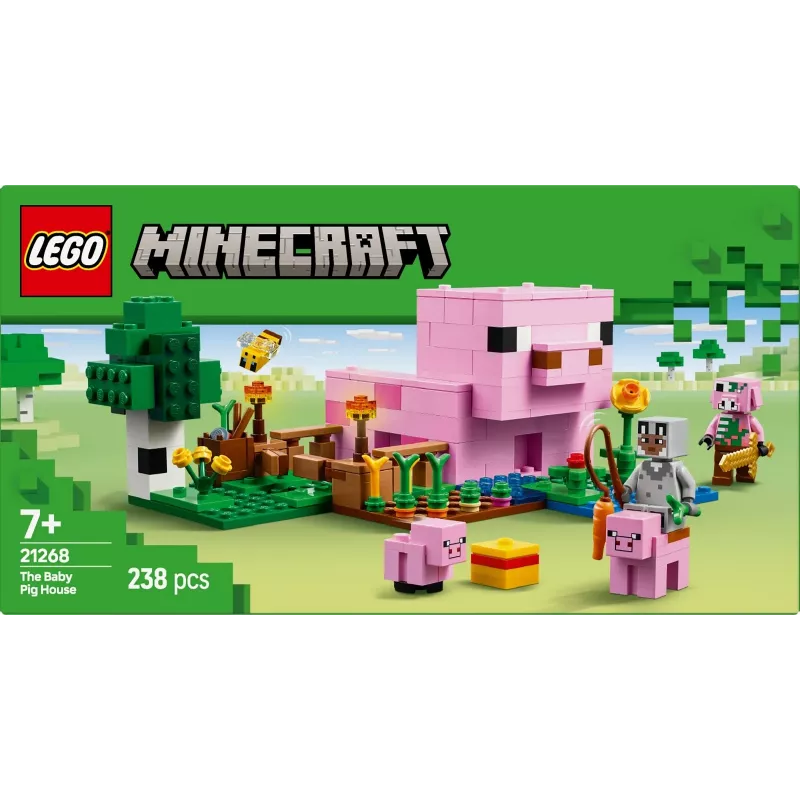 LEGO MINECRAFT 21268 Kūdikio kiaulės namelis