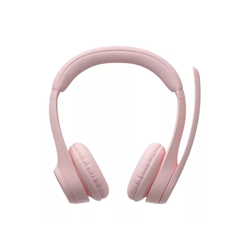 Logitech Zone 300 belaidės ausinės su mikrofonu, rožinės spalvos, 981-001412