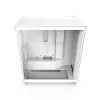 PC korpusas NZXT H7 Flow RGB Midi Tower Baltas — Grūdintas stiklas, EATX, Priekyje 3×120mm, USB-C