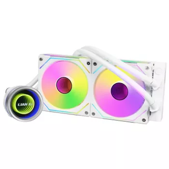 Skysčio aušintuvas „viskas viename“ Lian Li Galahad II Trinity 12 cm Baltas