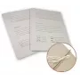 Aplankas SMLT, archyvinis, A4 4 cm, 300 g, su dviem raišteliais, su spauda, baltas, kartoninis, ekologiškas