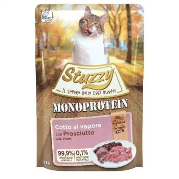 Šlapias kačių ėdalas Agras Pet Foods Monoprotein Ham 85 g – kiaulienos skonio, be grūdų, be glitimo, suaugusioms katėms