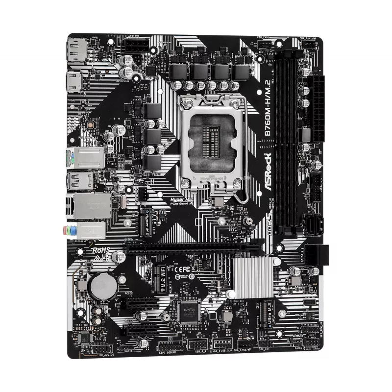 ASRock B760M-HDV/M.2 DDR5 Micro-ATX pagrindinė plokštė