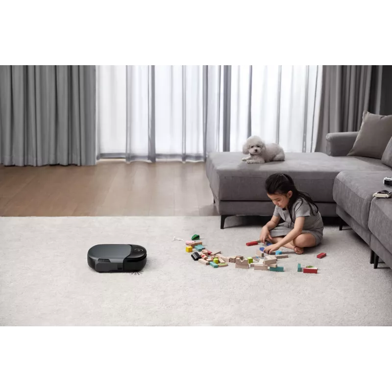 Anker Eufy | Robotinis dulkių siurblys su viskas vienoje stotele | Omni S1 | Šlapias ir sausas valymas | Maks. veikimo laikas 216 min | 4600 mAh | 8000 Pa | Pilka