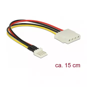 Vidinis maitinimo laidas DeLOCK 85456 0,15 m Floppy į Molex