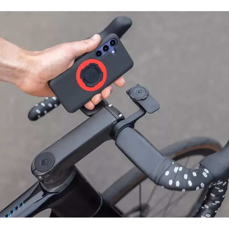 Quad Lock laikiklis dviračio vairui, juodas