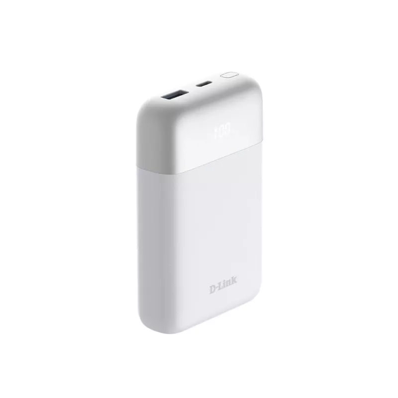 D-Link 10000 mAh Power Bank, 10000 mAh, Baltas