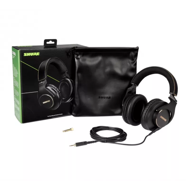 Ausinės Shure SRH840, laidinės, juodos