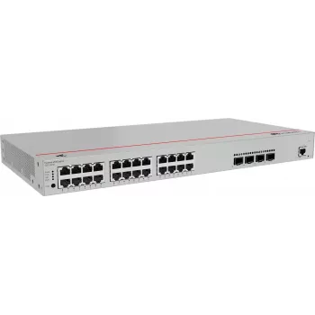 Huawei S310-24P4X Gigabit PoE valdomas jungiklis, 24x PoE, 4x SFP+, montuojamas į stelažą