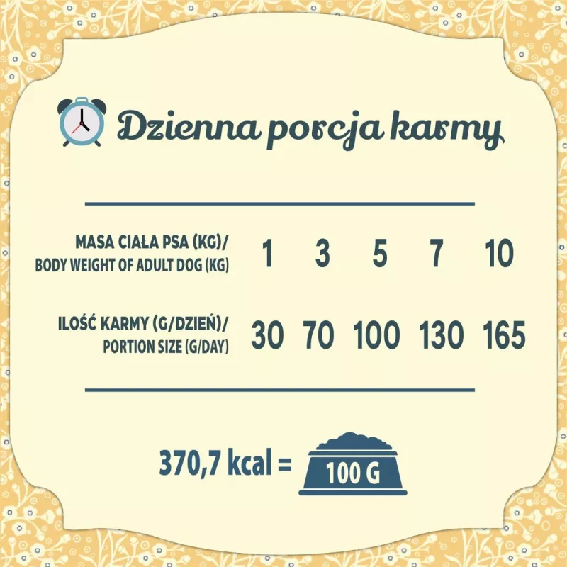 FOLK Mažų veislių kašubiška žuvies specialybė su obuoliais, petražolėmis ir mėtomis - sausas šunų ėdalas - 7kg