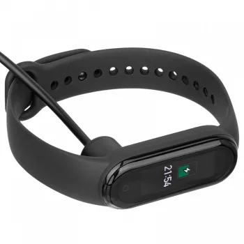 Akyga AK-SW-14 magnetinis įkrovimo laidas Xiaomi Mi Band 5 / 6 apyrankėms, USB, 50 cm