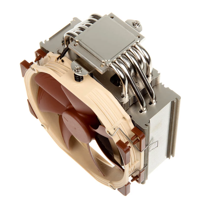 Noctua NH-U14S procesoriaus aušintuvas 12 cm Rudas, Nerūdijantis plienas