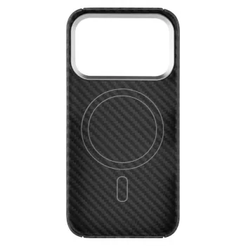 Apsauginis dėklas FIXED MagVelar, skirtas Apple iPhone 17 Pro, juodos spalvos