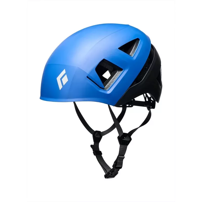 Pusšalis šalmas Black Diamond Capitan E Drifter Blue M/L — kietas korpusas, EPS, 58–63 cm, 350 g, reguliuojamas, ventiliacija