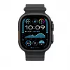 Apple Watch Ocean Band, laikrodžio dirželis, skirtas Watch Ultra 49 mm, juodas / titano juodas (vienas dydis)