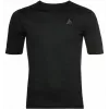 Odlo BL TOP crew neck s/s ACTIVE WARM ECO vyriški marškinėliai, dydis M, juoda
