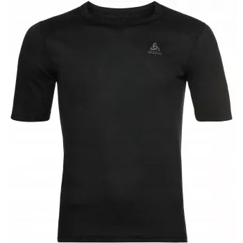 Odlo BL TOP crew neck s/s ACTIVE WARM ECO vyriški marškinėliai, dydis M, juoda