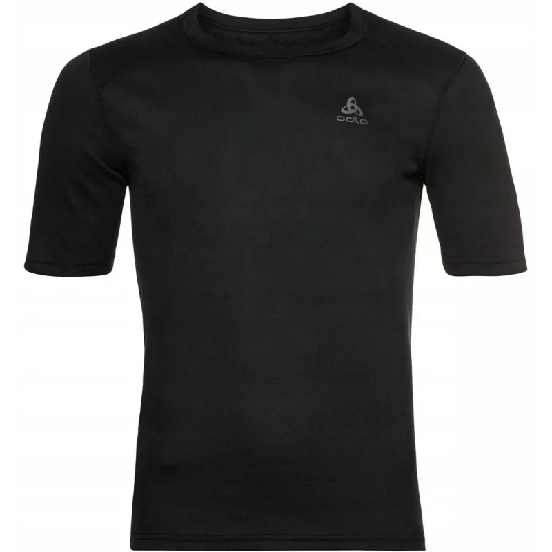 Odlo BL TOP crew neck s/s ACTIVE WARM ECO vyriški marškinėliai, dydis M, juoda