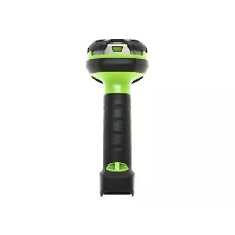 Zebra LI3608-ER20003VZWW sustiprintas 1D brūkšninių kodų skaitytuvas į ranką, su laidu, USB/RS-232/KBW, IP67, vibracijos variklis, pramoninės žalios spalvos