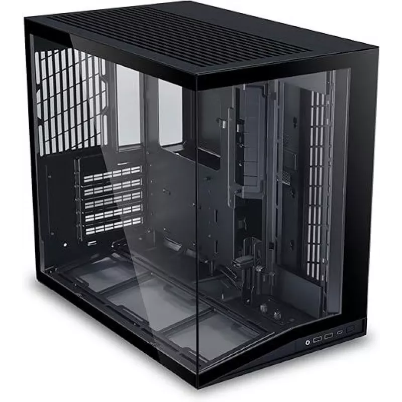 LIAN LI korpusas Mini Tower MATX be maitinimo šaltinio