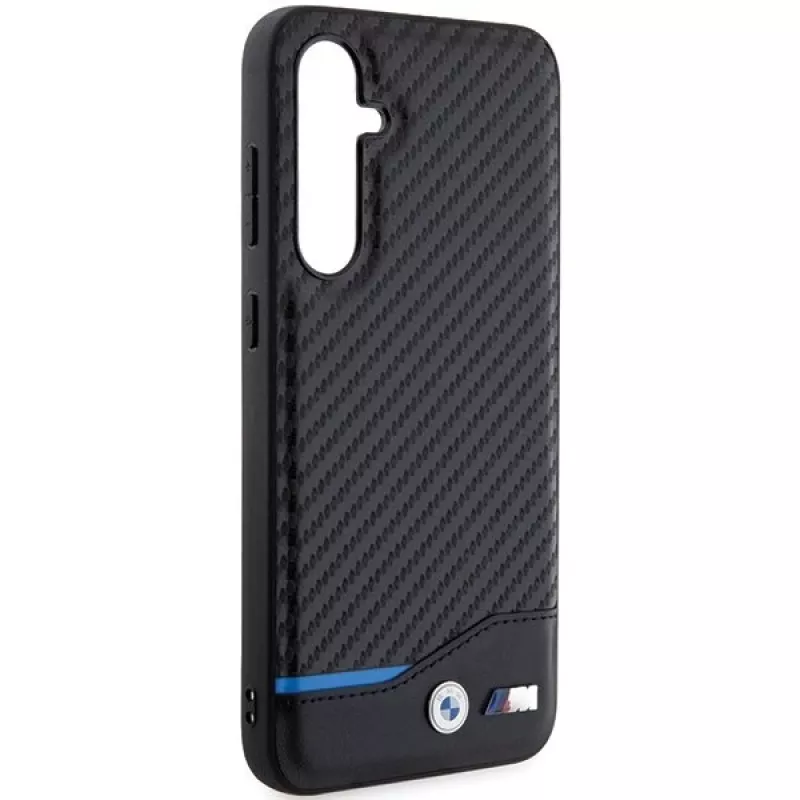 BMW | BMHCS23FE22NBCK | Samsung Galaxy S23 FE odinis anglies pluošto dangtelis, juodas