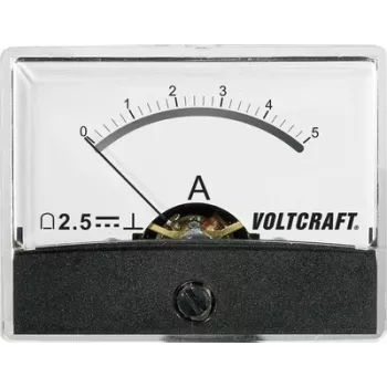 Voltcraft AM-60X46/5A/DC montavimo matavimo prietaisas 5 A nuolatinės srovės ritės matuoklis