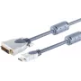 HDMI į DVI adapteris ShiverPeaks 77481-MHQ 1,5 m su paauksuotais kontaktais