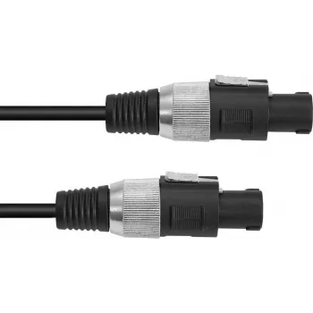 Garsiakalbio laidas Omnitronic 3022110M, 2x1,5 mm², 5 m, juodas