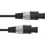 Garsiakalbio laidas Omnitronic 3022110M, 2x1,5 mm², 5 m, juodas